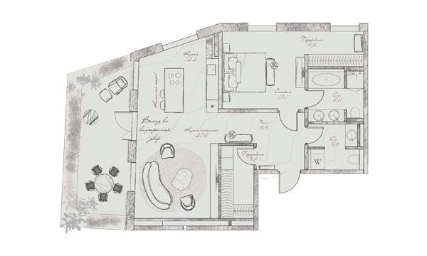 ЖК Annabels, Москва | Клубный дом «Аннабель» в Курсовом переулке, Palladio Group