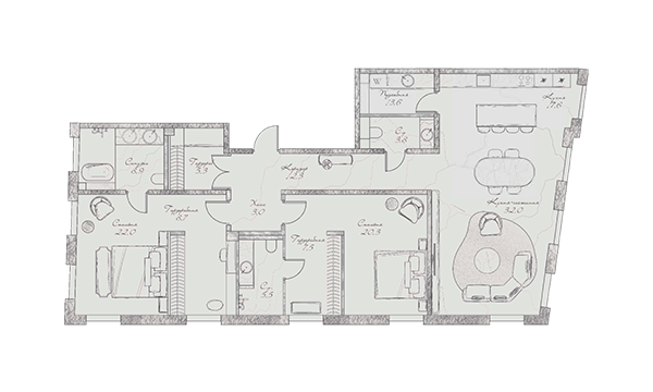 ЖК Annabels, Москва | Клубный дом «Аннабель» в Курсовом переулке, Palladio Group