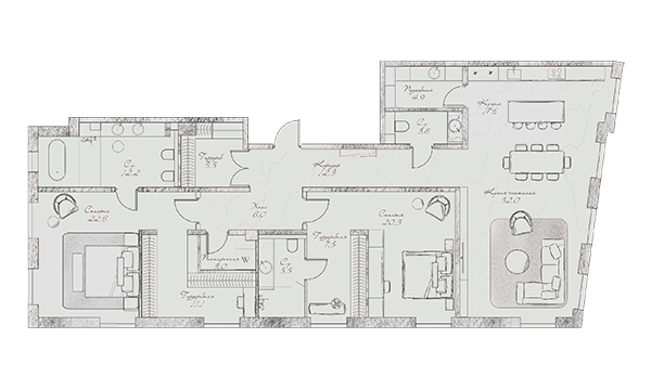 ЖК Annabels, Москва | Клубный дом «Аннабель» в Курсовом переулке, Palladio Group