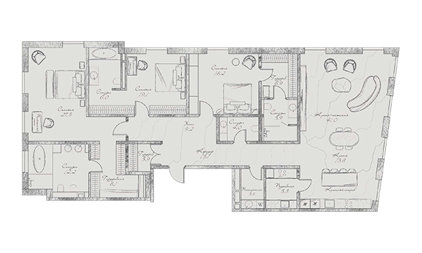 ЖК Annabels, Москва | Клубный дом «Аннабель» в Курсовом переулке, Palladio Group