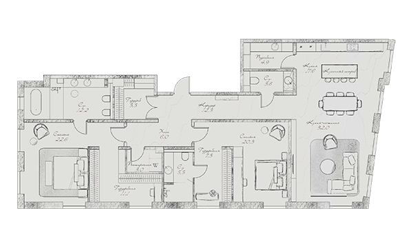 ЖК Annabels, Москва | Клубный дом «Аннабель» в Курсовом переулке, Palladio Group
